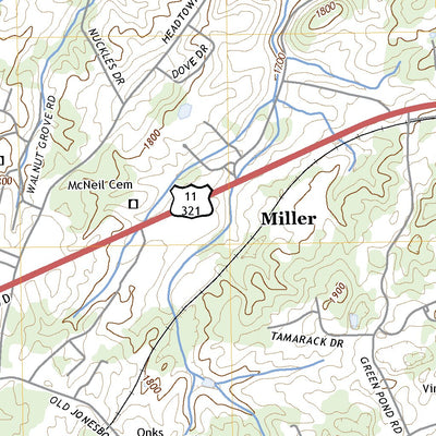 United States Geological Survey Jonesborough, TN (2022, 24000-Scale) digital map