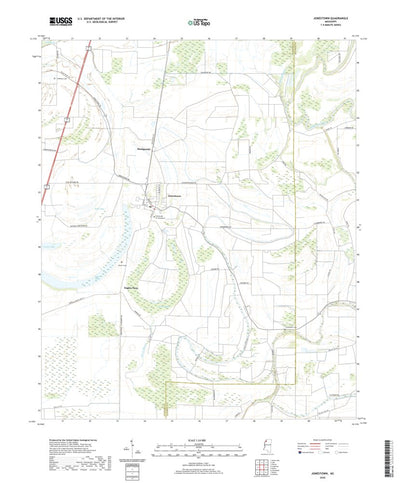United States Geological Survey Jonestown, MS (2020, 24000-Scale) digital map