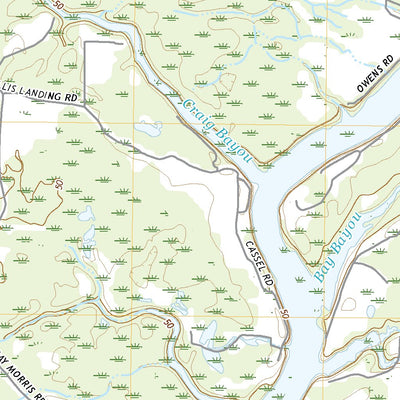 United States Geological Survey Jonesville North, LA (2020, 24000-Scale) digital map