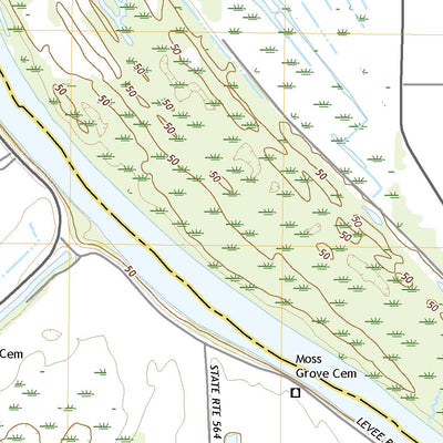 United States Geological Survey Jonesville South, LA (2020, 24000-Scale) digital map