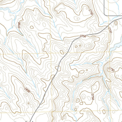 United States Geological Survey Jordan NE, MT (2020, 24000-Scale) digital map