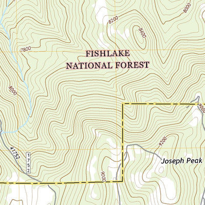 United States Geological Survey Joseph Peak, UT (2020, 24000-Scale) digital map