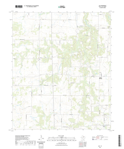 United States Geological Survey Joy, TX (2022, 24000-Scale) digital map