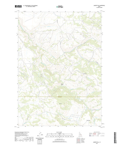 United States Geological Survey Jumpoff Hill, ID (2020, 24000-Scale) digital map