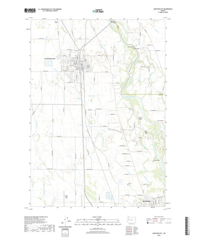 United States Geological Survey Junction City, OR (2020, 24000-Scale) digital map