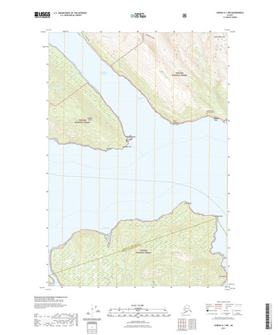 United States Geological Survey Juneau A-1 NW, AK (2021, 25000-Scale) digital map