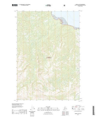 United States Geological Survey Juneau A-6 NE, AK (2021, 25000-Scale) digital map