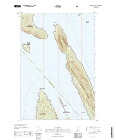 United States Geological Survey Juneau B-3 NW, AK (2021, 25000-Scale) digital map