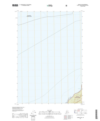 United States Geological Survey Juneau B-6 SW, AK (2021, 25000-Scale) digital map