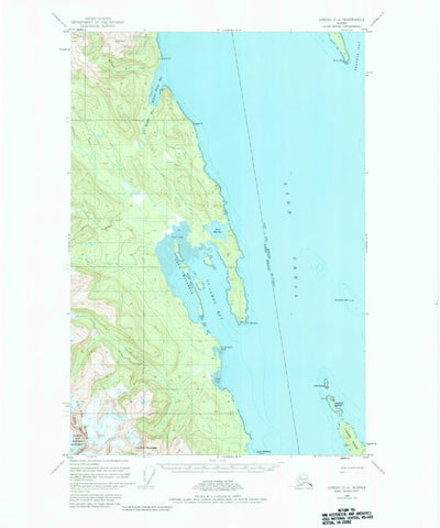 United States Geological Survey Juneau C-4, AK (1949, 63360-Scale) digital map