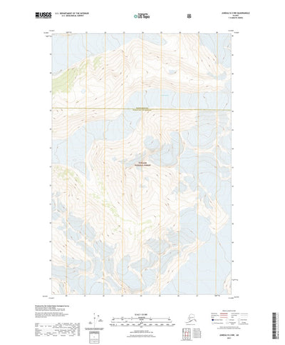 United States Geological Survey Juneau D-2 NW, AK (2021, 25000-Scale) digital map