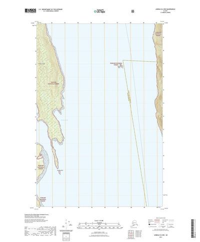 United States Geological Survey Juneau D-4 NW, AK (2021, 25000-Scale) digital map