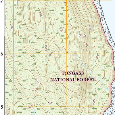 United States Geological Survey Juneau D-4 NW, AK (2021, 25000-Scale) digital map