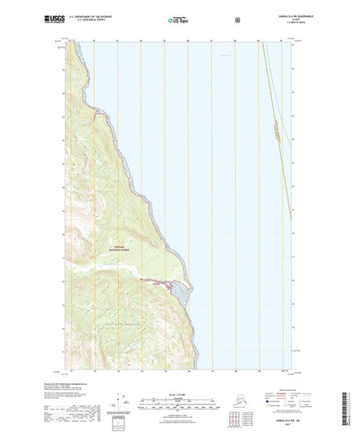 United States Geological Survey Juneau D-4 SW, AK (2021, 25000-Scale) digital map
