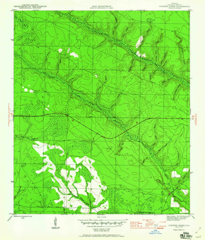 United States Geological Survey Juniper Creek, FL (1945, 24000-Scale) digital map