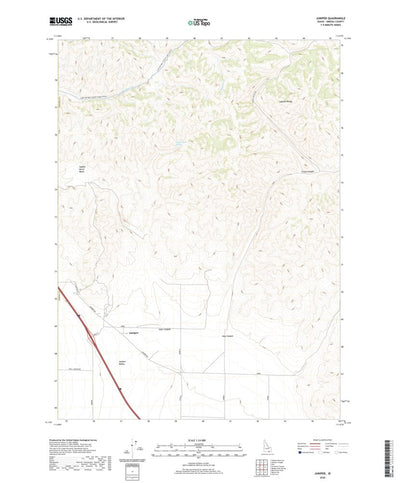 United States Geological Survey Juniper, ID (2020, 24000-Scale) digital map