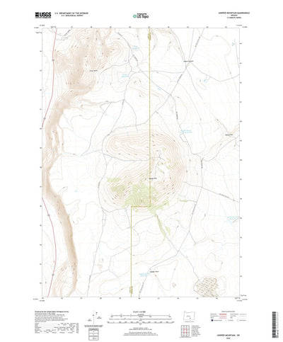 United States Geological Survey Juniper Mountain, OR (2020, 24000-Scale) digital map