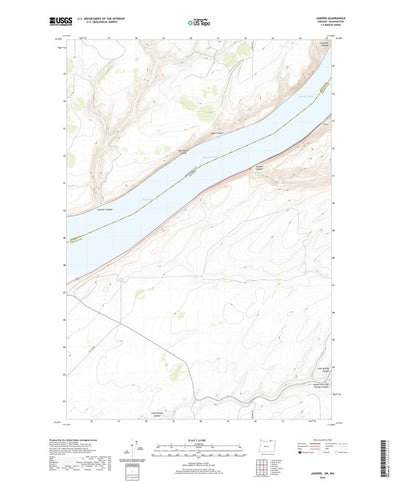 United States Geological Survey Juniper, OR (2020, 24000-Scale) digital map