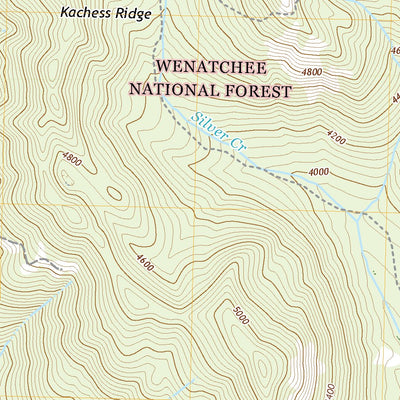 United States Geological Survey Kachess Lake, WA (2020, 24000-Scale) digital map