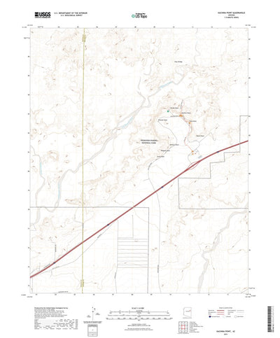 United States Geological Survey Kachina Point, AZ (2021, 24000-Scale) digital map