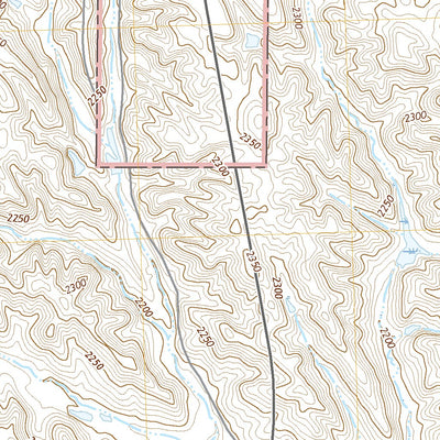 United States Geological Survey Kadoka, SD (2021, 24000-Scale) digital map