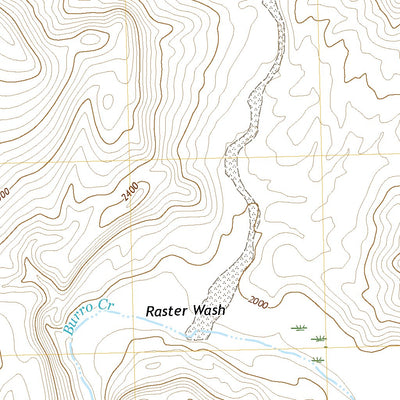 United States Geological Survey Kaiser Spring, AZ (2021, 24000-Scale) digital map