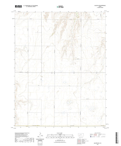 United States Geological Survey Kalvesta SW, KS (2022, 24000-Scale) digital map