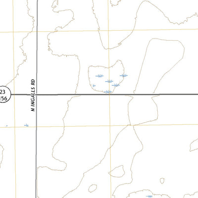 United States Geological Survey Kalvesta SW, KS (2022, 24000-Scale) digital map