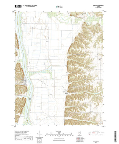 United States Geological Survey Kampsville, IL (2021, 24000-Scale) digital map