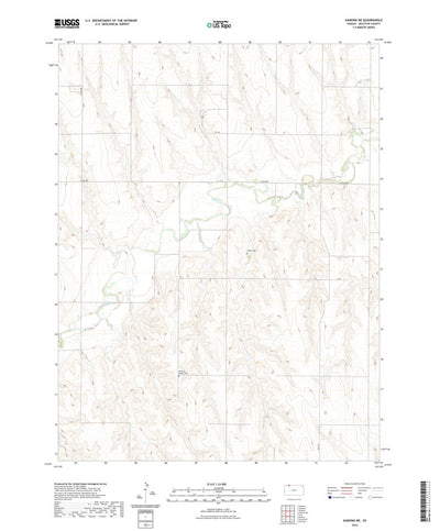 United States Geological Survey Kanona NE, KS (2022, 24000-Scale) digital map