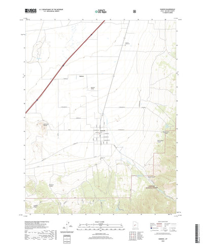 United States Geological Survey Kanosh, UT (2020, 24000-Scale) digital map