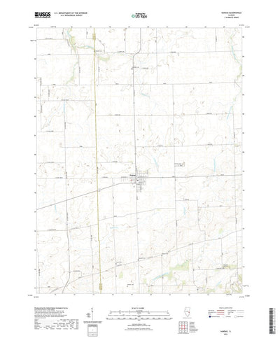 United States Geological Survey Kansas, IL (2021, 24000-Scale) digital map