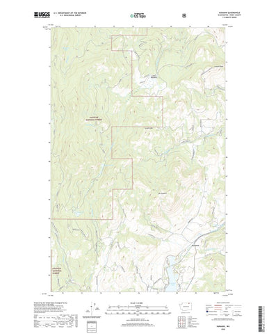 United States Geological Survey Karamin, WA (2020, 24000-Scale) digital map