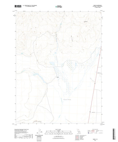 United States Geological Survey Karlo, CA (2021, 24000-Scale) digital map