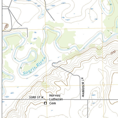 United States Geological Survey Karlsruhe NE, ND (2020, 24000-Scale) digital map
