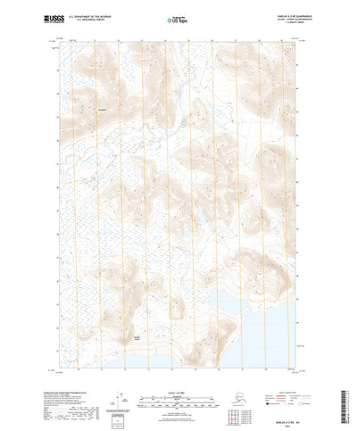 United States Geological Survey Karluk A-2 NE, AK (2021, 25000-Scale) digital map