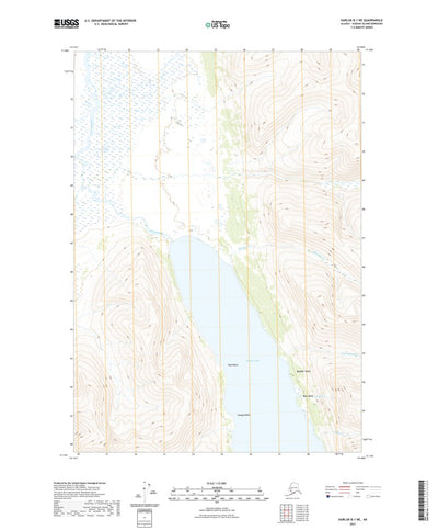 United States Geological Survey Karluk B-1 NE, AK (2021, 25000-Scale) digital map