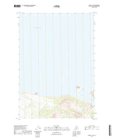 United States Geological Survey Karluk C-1 NE, AK (2021, 25000-Scale) digital map
