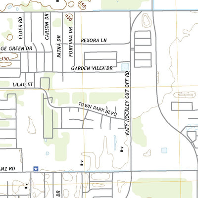 United States Geological Survey Katy, TX (2022, 24000-Scale) digital map