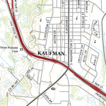 United States Geological Survey Kaufman, TX (2022, 24000-Scale) digital map