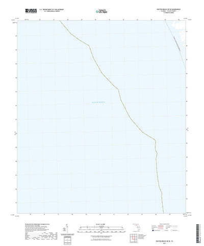 United States Geological Survey Keaton Beach OE W, FL (2021, 24000-Scale) digital map