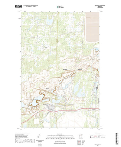 United States Geological Survey Keewatin, MN (2022, 24000-Scale) digital map