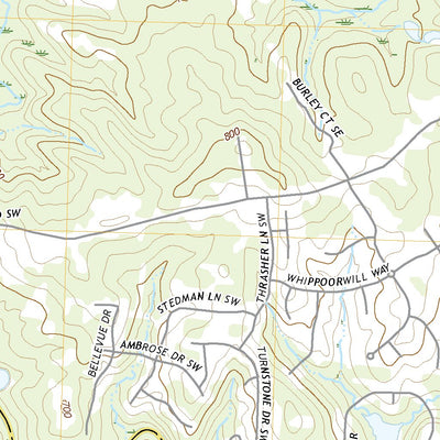 United States Geological Survey Kelleytown, GA (2020, 24000-Scale) digital map