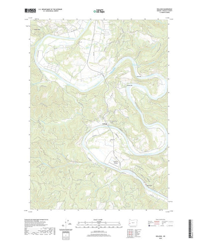 United States Geological Survey Kellogg, OR (2020, 24000-Scale) digital map