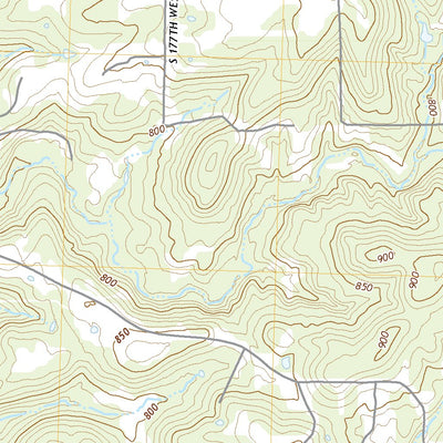 United States Geological Survey Kellyville, OK (2022, 24000-Scale) digital map
