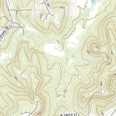 United States Geological Survey Kellyville, OK (2022, 24000-Scale) digital map