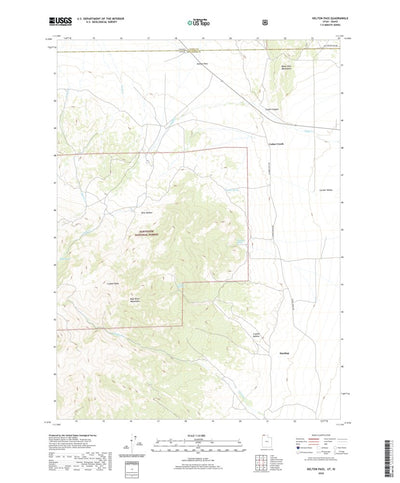 United States Geological Survey Kelton Pass, UT (2020, 24000-Scale) digital map