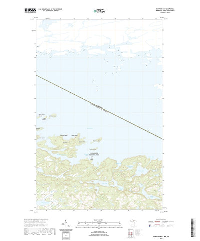 United States Geological Survey Kempton Bay, MN (2022, 24000-Scale) digital map