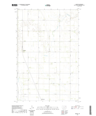 United States Geological Survey Kempton, ND (2020, 24000-Scale) digital map