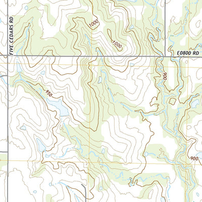 United States Geological Survey Kendrick, OK (2022, 24000-Scale) digital map